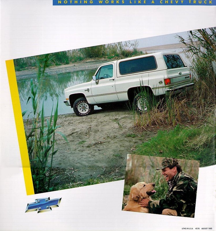 1986 Chevrolet Blazer Brochure Page 6